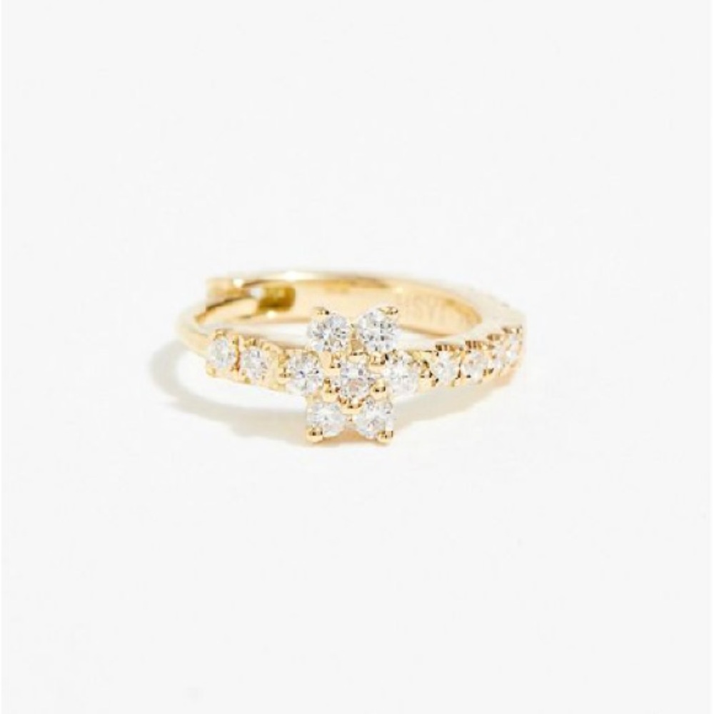 Maria Tash flower clicker hoop
